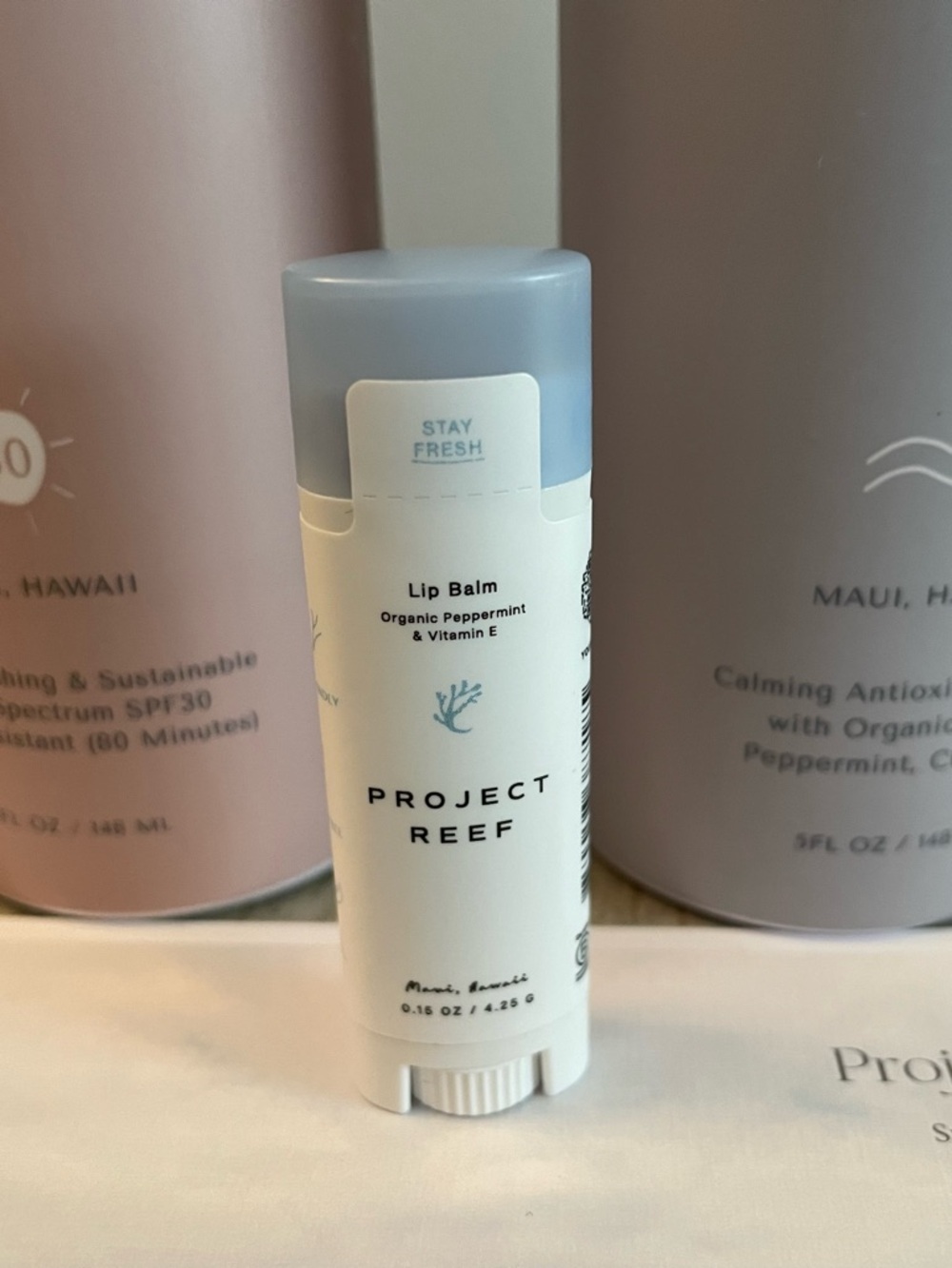 Project Reef Mineral Sunscreen Mist, Aloe Cooling Mist & Lip Balm - Picture 4 of 11